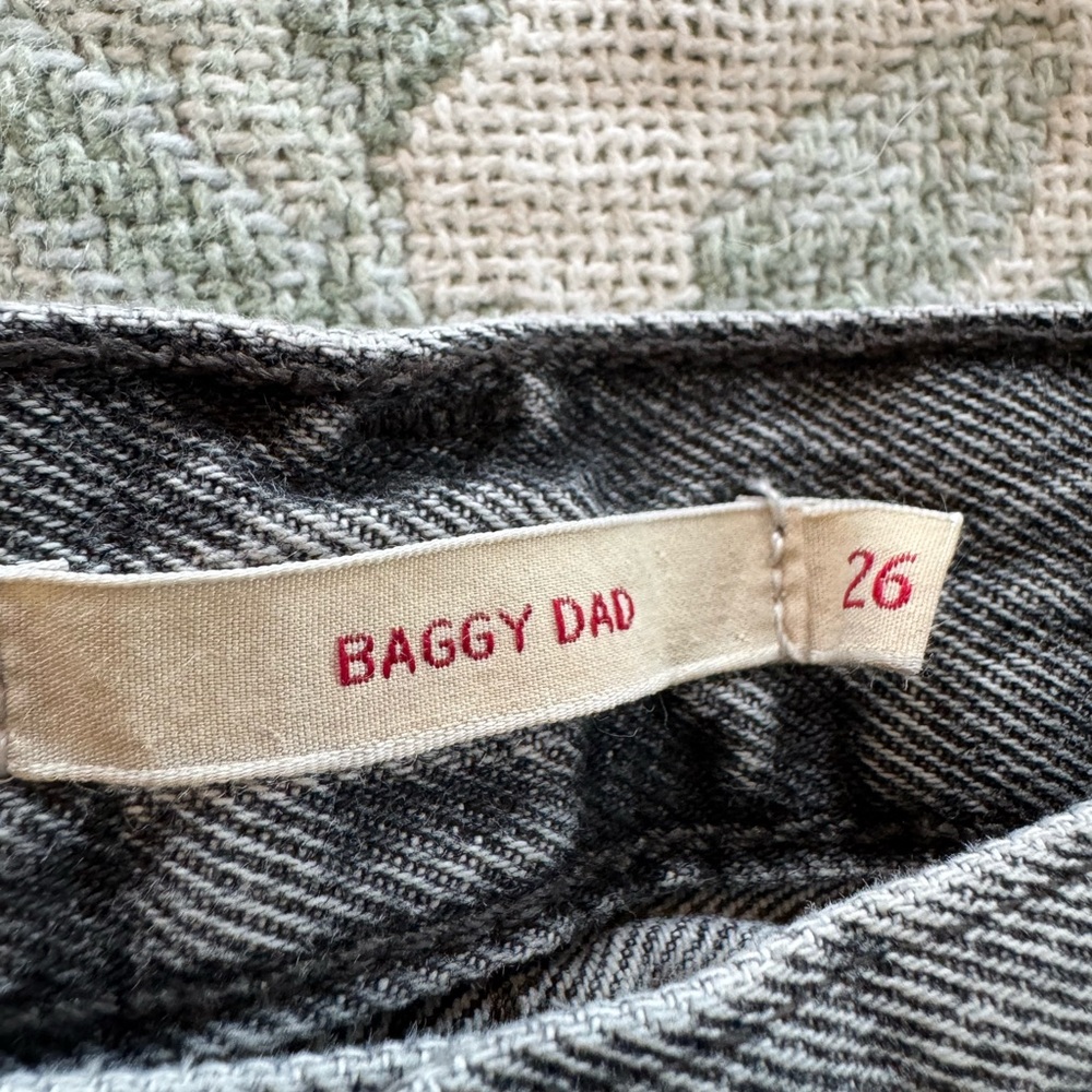 Levi's Black and Gray Denim “Baggy Dad” Jeans Size 26. - Picture 6 of 11